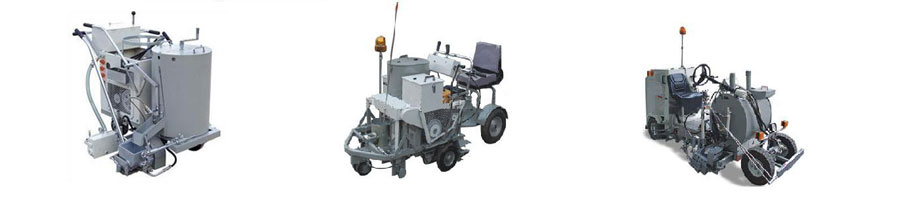 self-propelled road marking machines